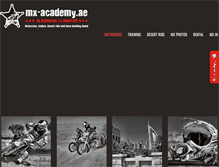 Tablet Screenshot of mx-academy.ae